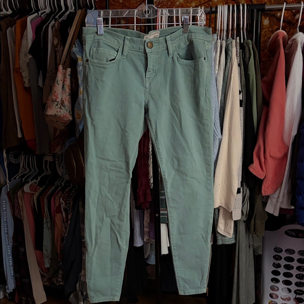 Current/Elliott Sage Green Denim